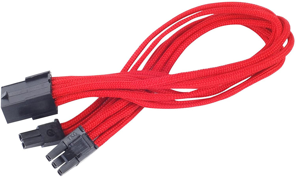 Cable rallonge PCI-E 8pin vers 8pin(6+2) tressée 25cm