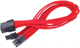 Cable rallonge PCI-E 8pin vers 8pin(6+2) tressée 25cm