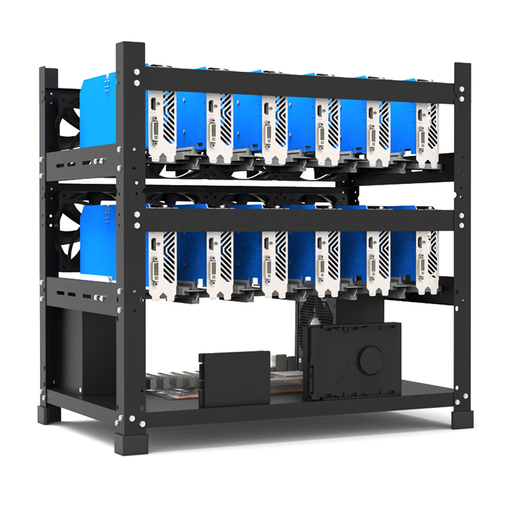 Mining Frame - Châssis ouvert 12GPU - Image 3