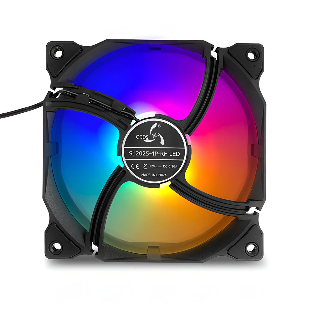 Ventilateur 120mm couleur RGB 4pins 50CFM (Par 5) - Image 4