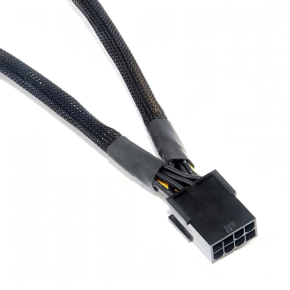 Cable renforcé splitter PCIe 8pin vers 2 x PCIe 8 (6+2) broches (Lot de 2) - Image 2