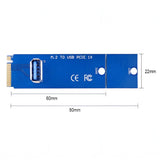 Adaptateur M.2 vers USB3.0 PCI-E Riser - Image 3
