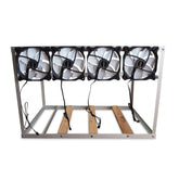 Mining Frame 6-8 GPU avec ventilateurs