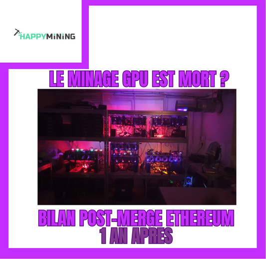 Bilan post-merge ETHEREUM. 1 an après. Le minage GPU est-il mort ?