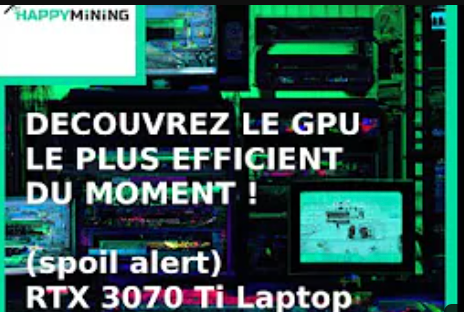 Le GPU le plus efficient du moment ! Spoil alert : RTX 3070 Ti Laptop (+ Notre TOP 3)