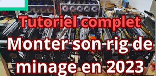 Tutoriel: Montage d'un rig de minage en 2023. 8x RTX 4070Ti