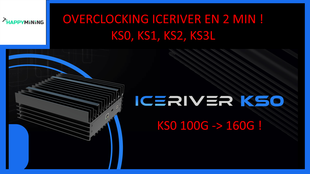 Overclocking Iceriver KS0, KS1, KS2 en 2min