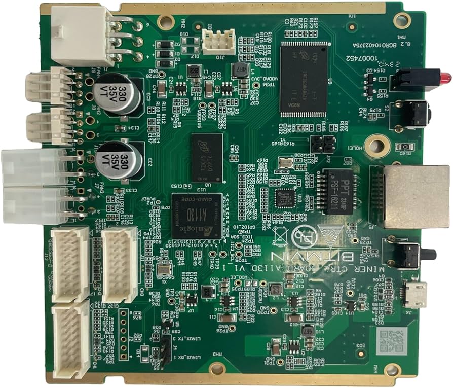 Carte de contrôle C76 A113D pour Antminer S19k Pro - vue face composants