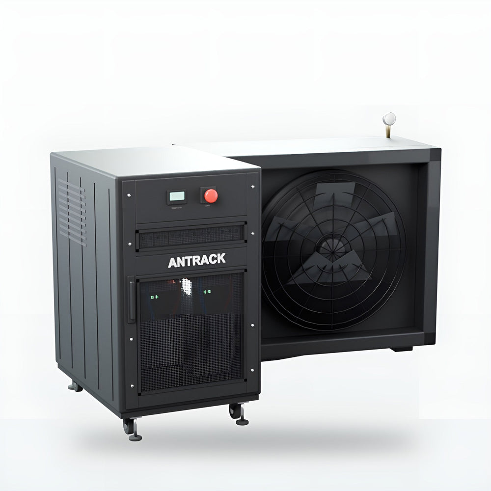 BITMAIN ANTRACK AR22 – vue 3D : armoire hydro et unité de refroidissement externe