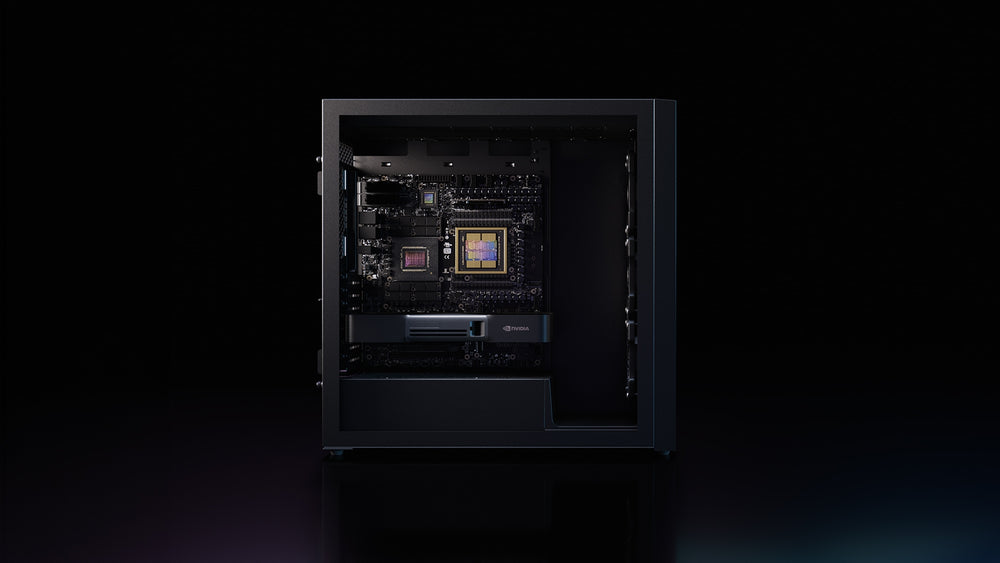 Station IA NVIDIA DGX Station à superpuce GB300 Grace Blackwell Ultra, format tour