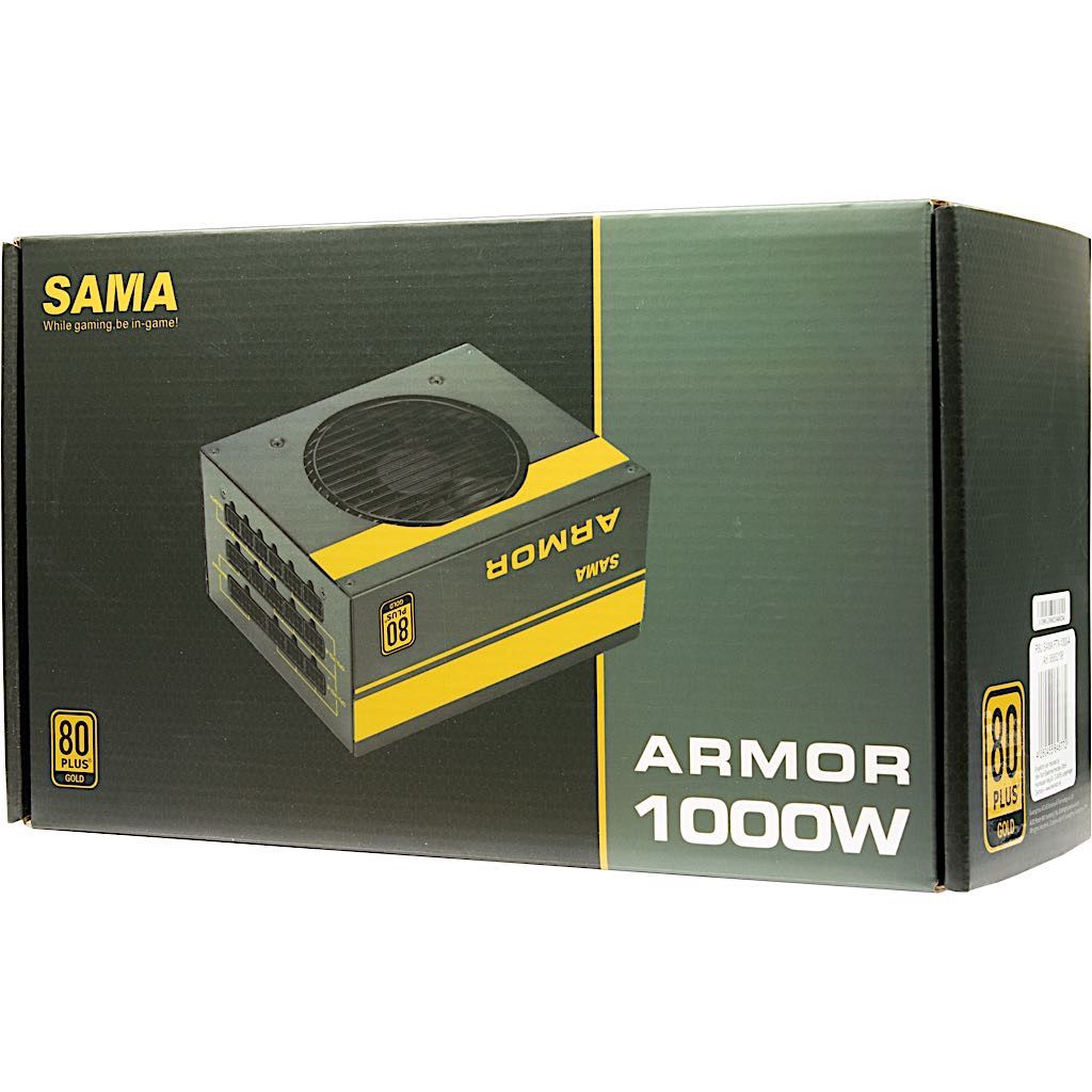 Alimentation SAMA Armor 1000W - 80PLUS Gold – Happy Mining