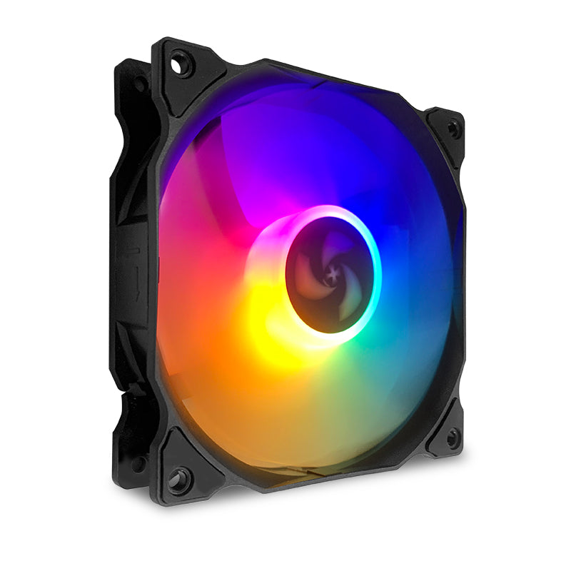 Ventilateur 120mm couleur RGB 4pins 50CFM (Par 5) - Image 2