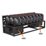 Kit Mining 8 GPU BTC-S37 Châssis ouvert Carte mère Processeur Ram - Image 4