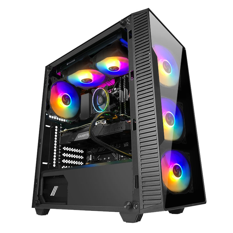 Ventilateur 120mm couleur RGB 4pins 50CFM (Par 5) - Image 3