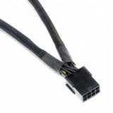Cable renforcé splitter PCIe 8pin vers 2 x PCIe 8 (6+2) broches (Lot de 2)
