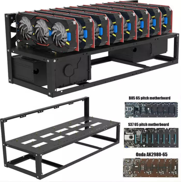 Mining Frame - Châssis 8 GPU pour BTC-S37, B75, B85 - Image 6