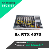 Mining Rig Rack BTC-S37 8x RTX 4070