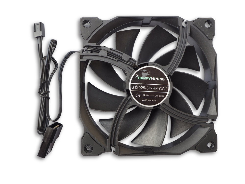 Ventilateur 120mm 52CFM 4pins silencieux (Par 5) - Image 2