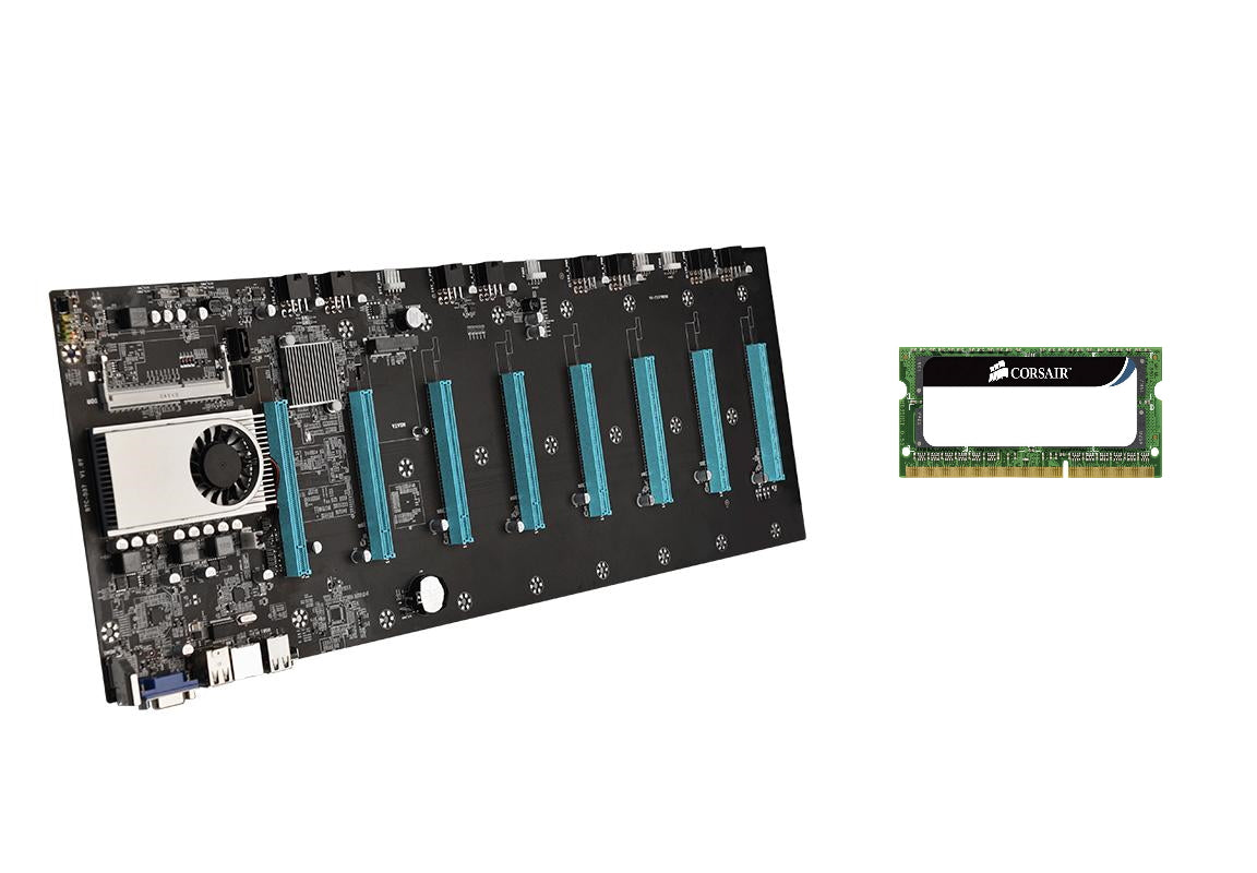 Kit Mining 8 GPU BTC-S37 Boitier Carte mère Processeur Ram – Happy Mining