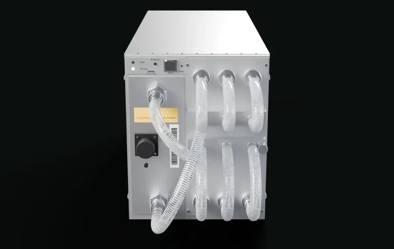 Vue 360° du Antminer S19 XP+ Hydro 293TH BITCOIN – modèle 3D Happy Mining