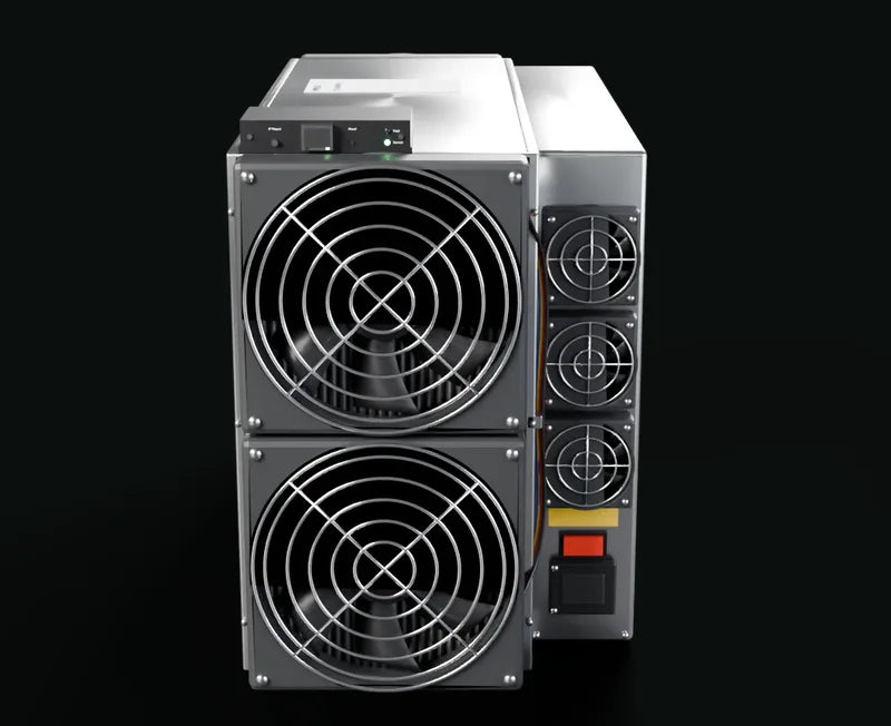 Vue 360° du Antminer S21 PRO 245TH 3675W BITCOIN – modèle 3D Happy Mining